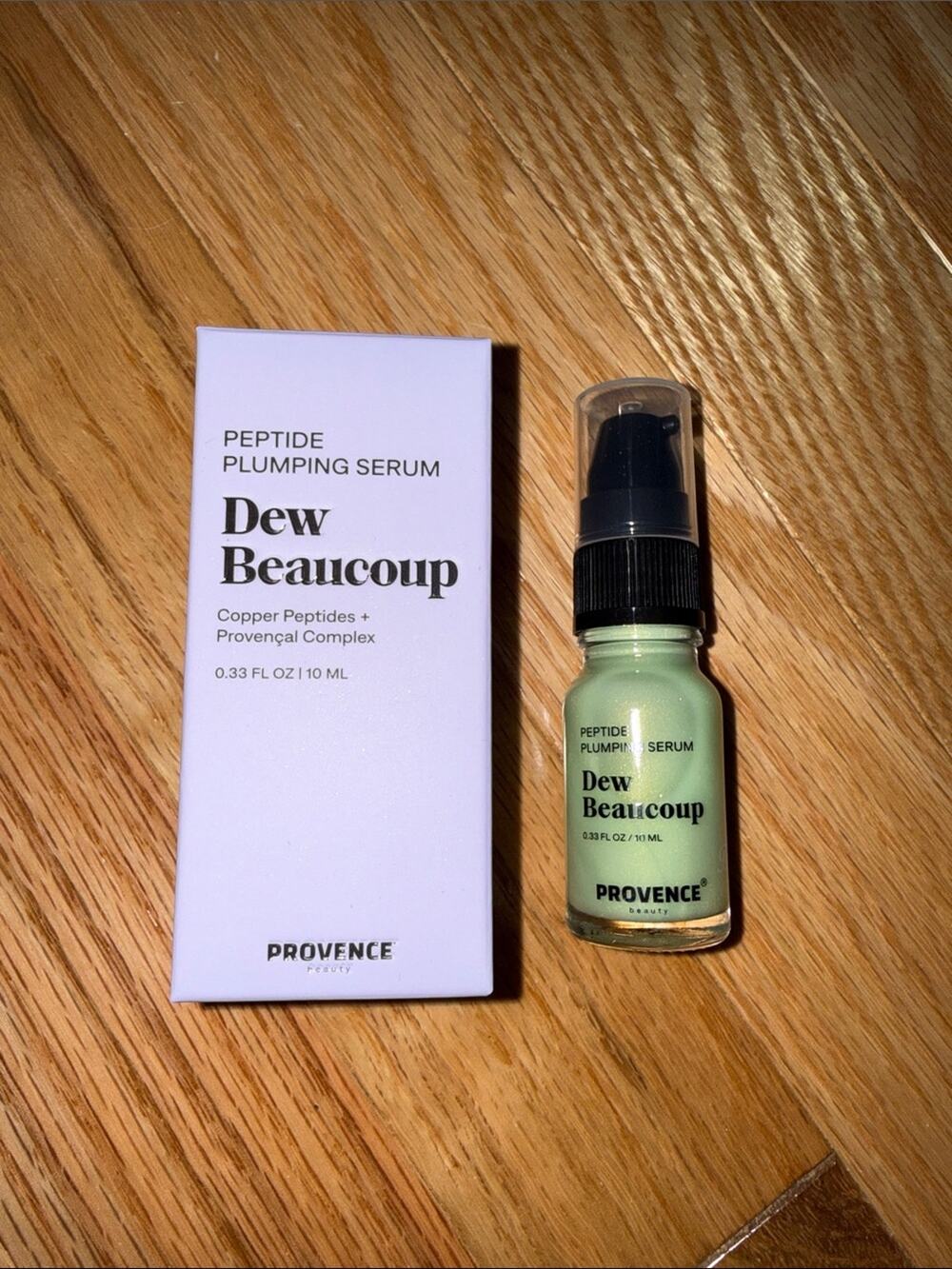 Provence Dew Beaucoup copper peptides plumbing serum deluxe travel size NIB